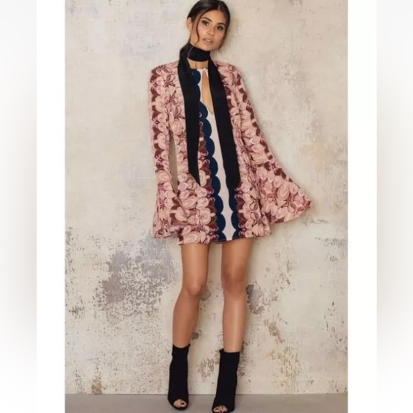 Free People Ossie Vibes Mini Dress in Ivory size 6 - Picture 1 of 16